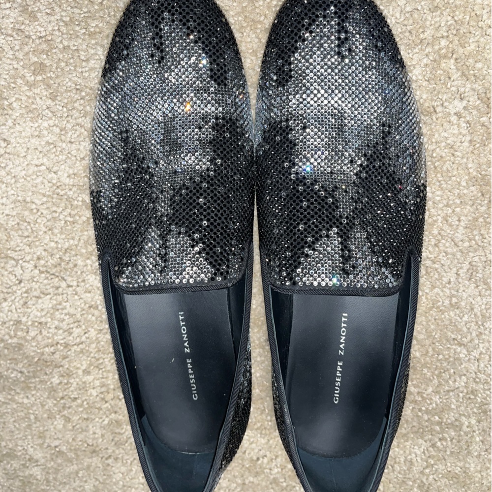 Giuseppe Zanotti black loafers size 40